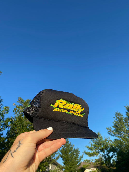 "rally auto parts" worship hat